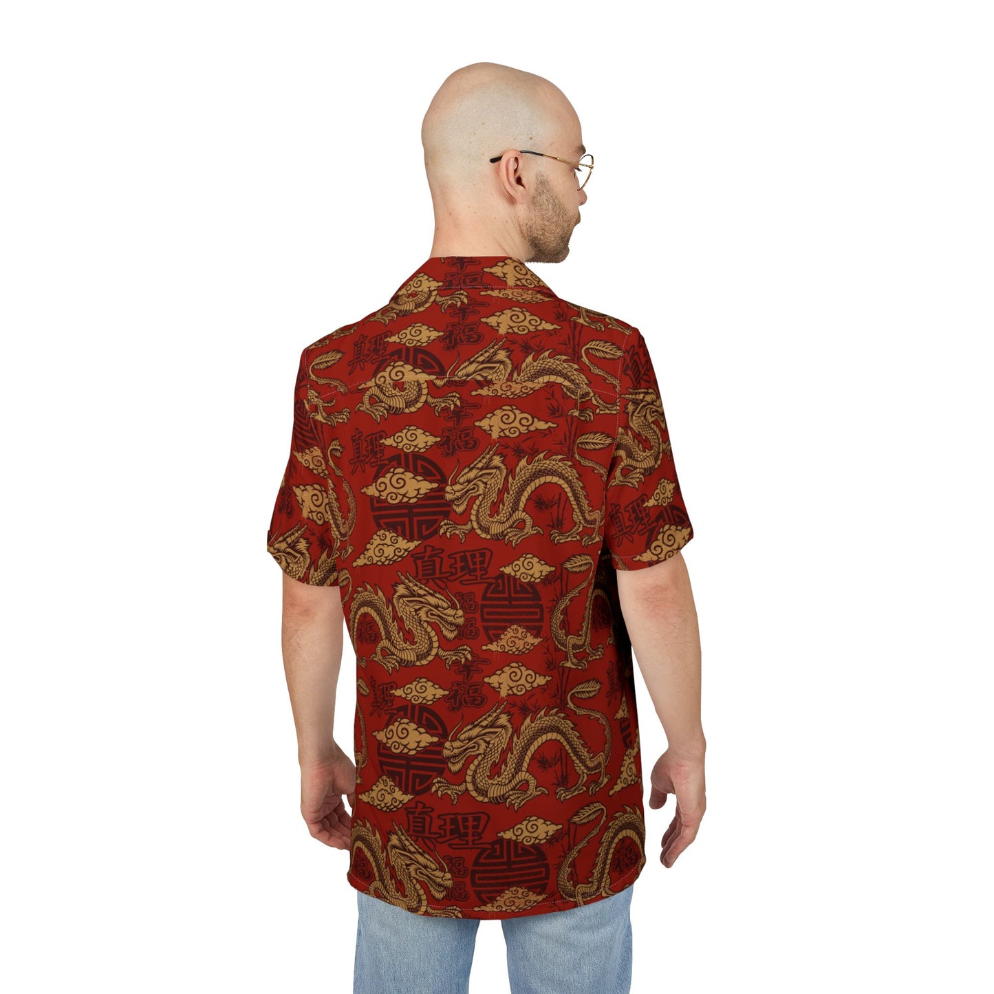 Unisex Hawaiian Button-Down Shirt