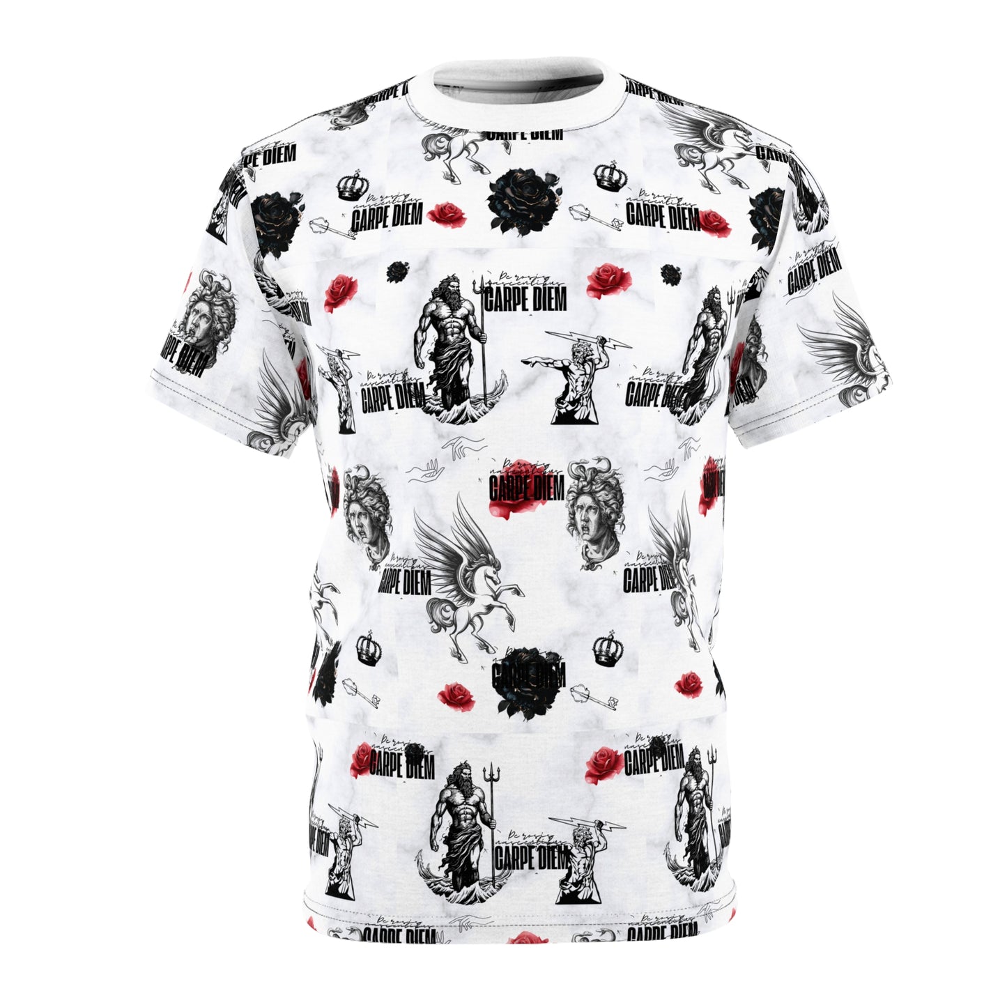 Carpe Diem Unisex Cut & Sew Tee (AOP) Mia's Collection