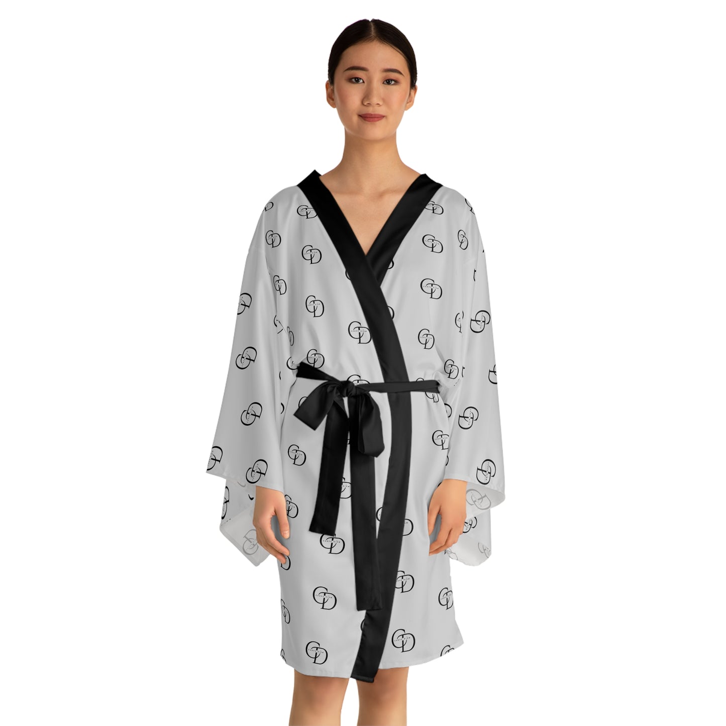Carpe DiemLong Sleeve Kimono Robe (AOP)