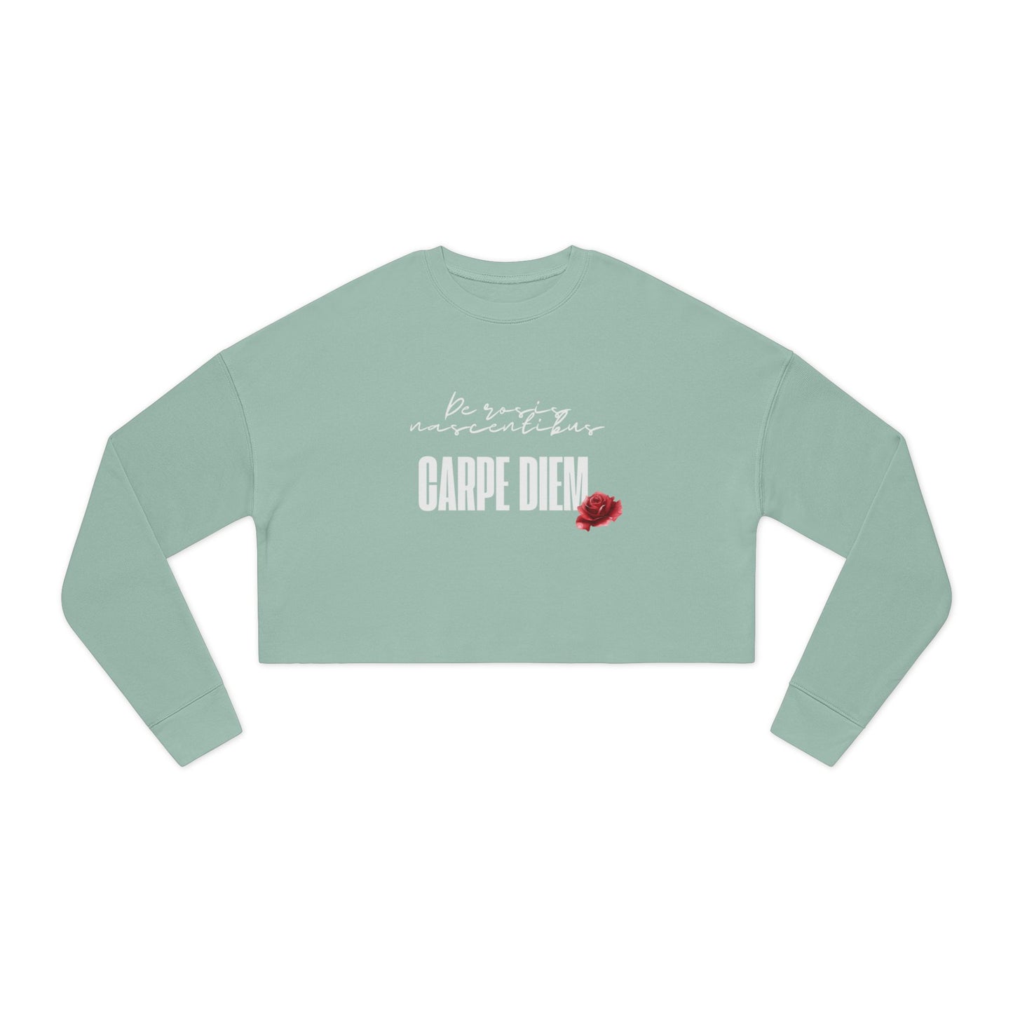 Carpe Diem Women's Cropped Sweatshirt Mia's Collection