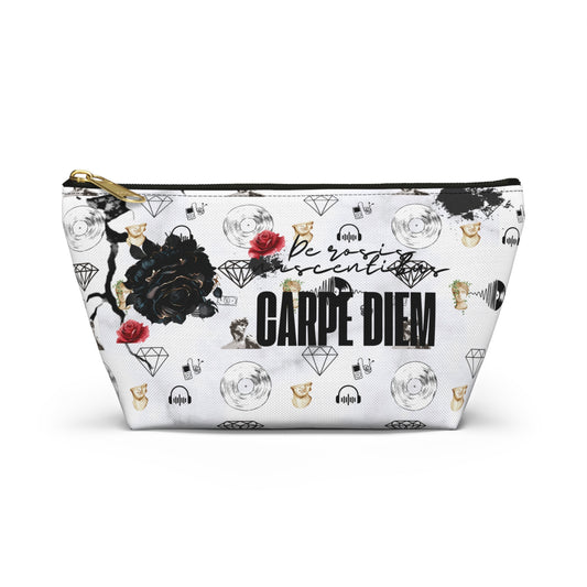 Carpe Diem Accessory Pouch w T-bottom Mia's Collection