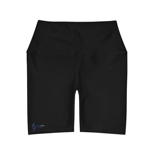 High Waisted Yoga Shorts (AOP)