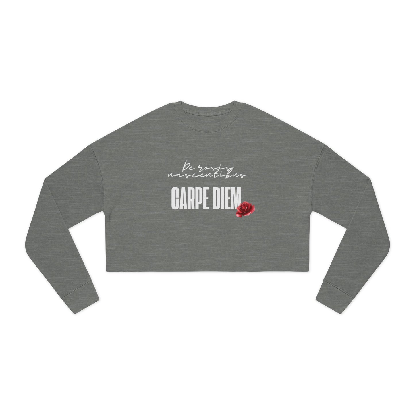 Carpe Diem Women's Cropped Sweatshirt Mia's Collection