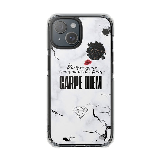 Carpe Diem Magnetic Clear Impact Cases Mia's Collection