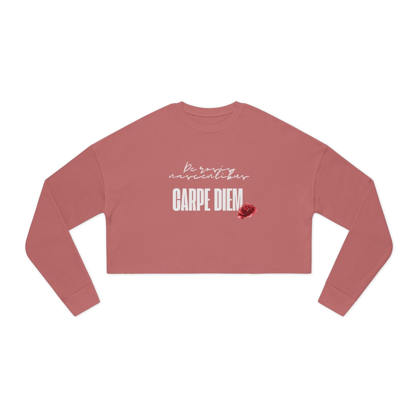 Carpe Diem Women's Cropped Sweatshirt Mia's Collection