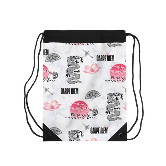 Carpe Diem Drawstring Bag Mia's Collection