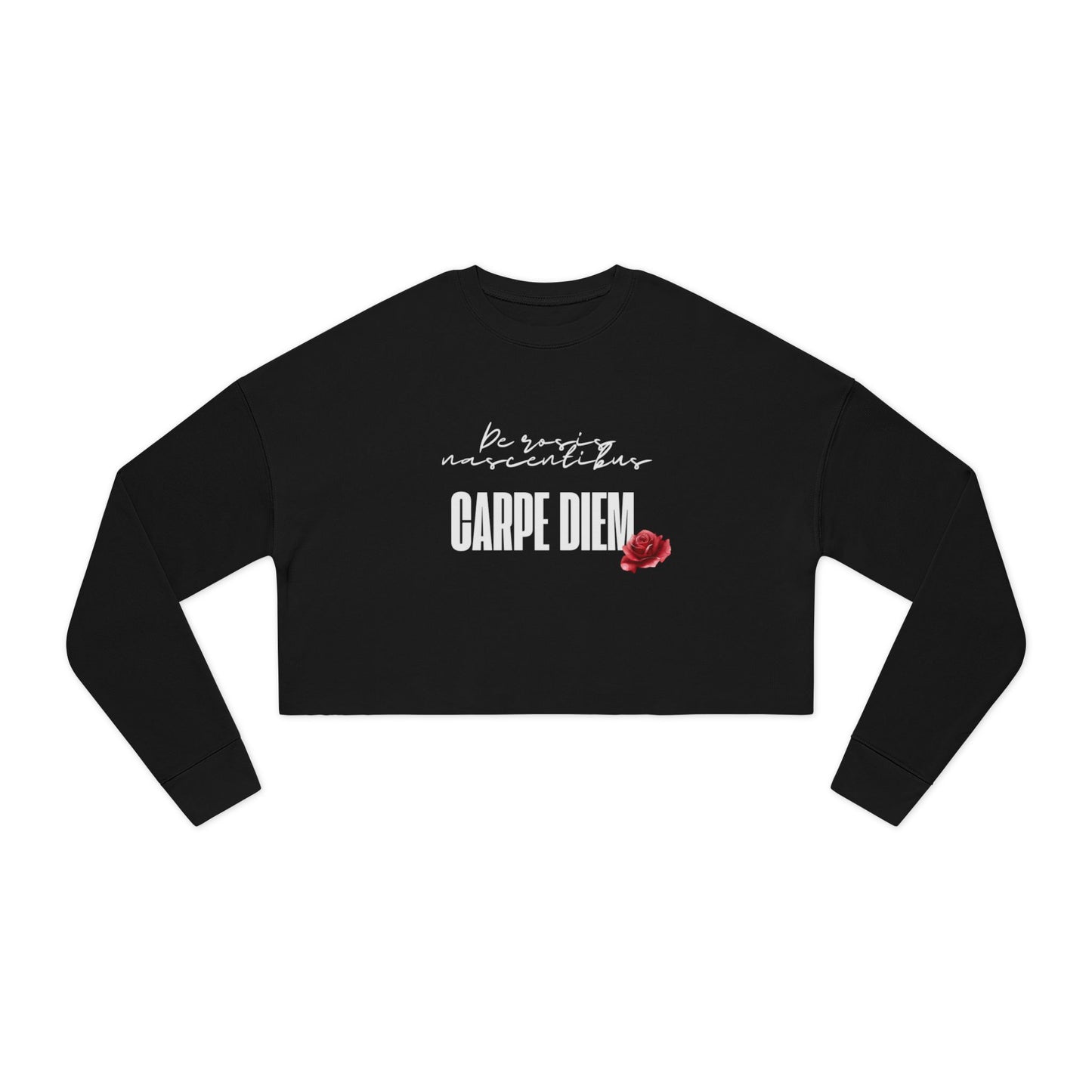 Carpe Diem Women's Cropped Sweatshirt Mia's Collection